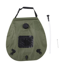 Outdoor Solar Shower Bag With Removable Hose, 20L Heat Absorbing Shower For Camping, Compact And Lightweight Portable Shower For Hiking, Fishing,