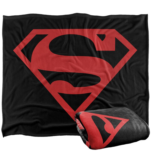 Superman Superman Contrast Logo Blanket