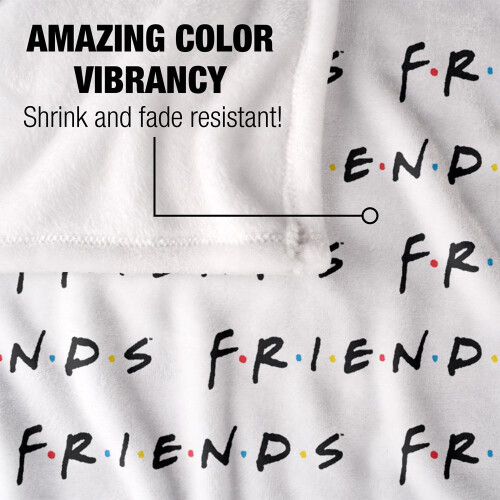 Friends Friends Repeat Logo Blanket 2