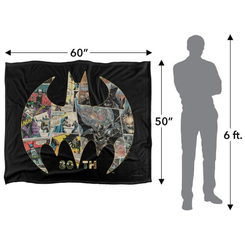 Batman Batman Comic Strip 80th Blanket 1