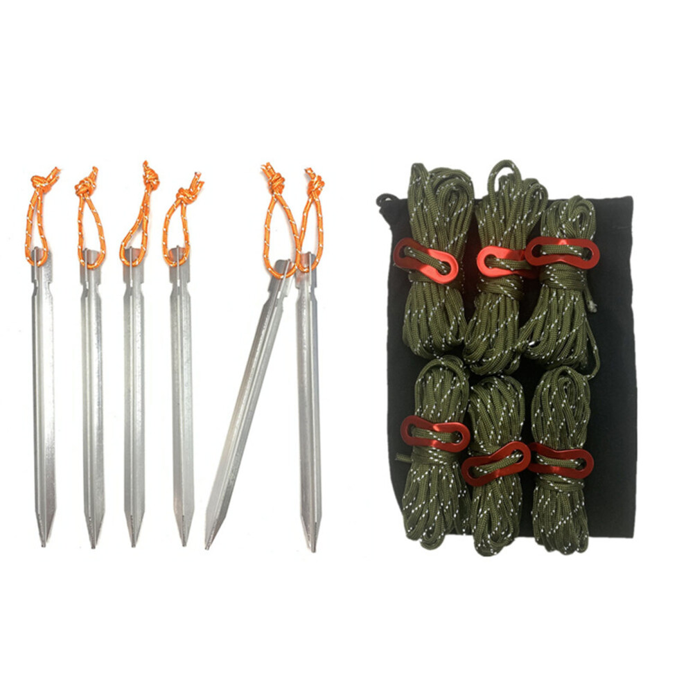 Reflective Camping Guyline, Heavy Duty Material Tent Guide Rope For Outdoor Adventures 9093122795276