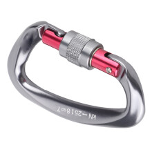 Durable, Lightweight Locking Carabiner: Heavy Duty 25kN Load Capacity For Extreme Adventures, Snag-Free Keylock Nose Design, Compact And Professional