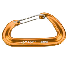 Versatile D-Shaped Carabiner Clips, Durable Compact And Lightweight Aluminium Alloy Spring Gate Caribeaners For Daily And Outdoor Activities, Wiregate
