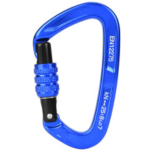 Offset D Shaped Carabiner High Strength Lightweight Climbing Equipment CE UIAA Certified For Outdoor Adventure