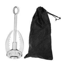Climbing Grappling Hook Outdoor Survival Stainless Steel Hook With Superior Gripping Force Wear Resistance Foldable Design For Climbing And Adventure