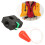 Inflatable Life Jacket Accessory Emergency Flotation Device Compact Portable Inflator With Replaceable Cartridges High Reliability Safety Enhancer 5
