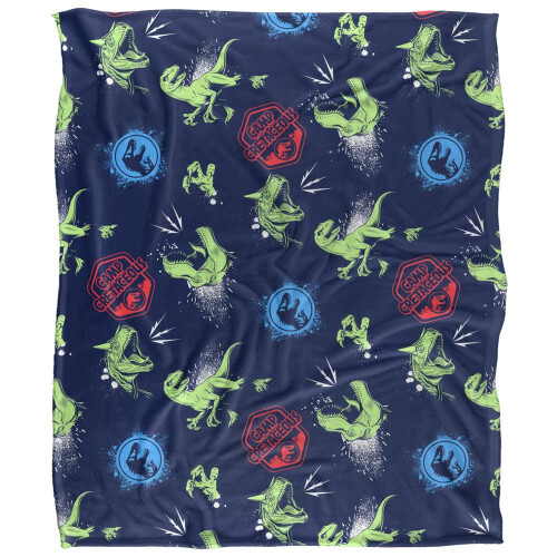 Jurassic Park Jurassic Park Camp Cretaceous Graffiti Blanket