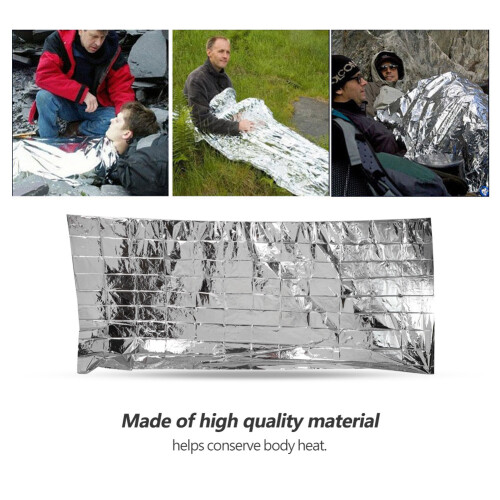 Θερμικές κουβέρτες έκτακτης ανάγκης Mylar Συμπαγείς για προστασία έκτακτης 1