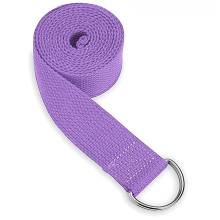 Fitness Exercise Yoga Strap, Non-Elastic Band For Stability And Flexibility, Delicate Texture, Helps Achieve Better Stretch Gently, Improve Posture Du
