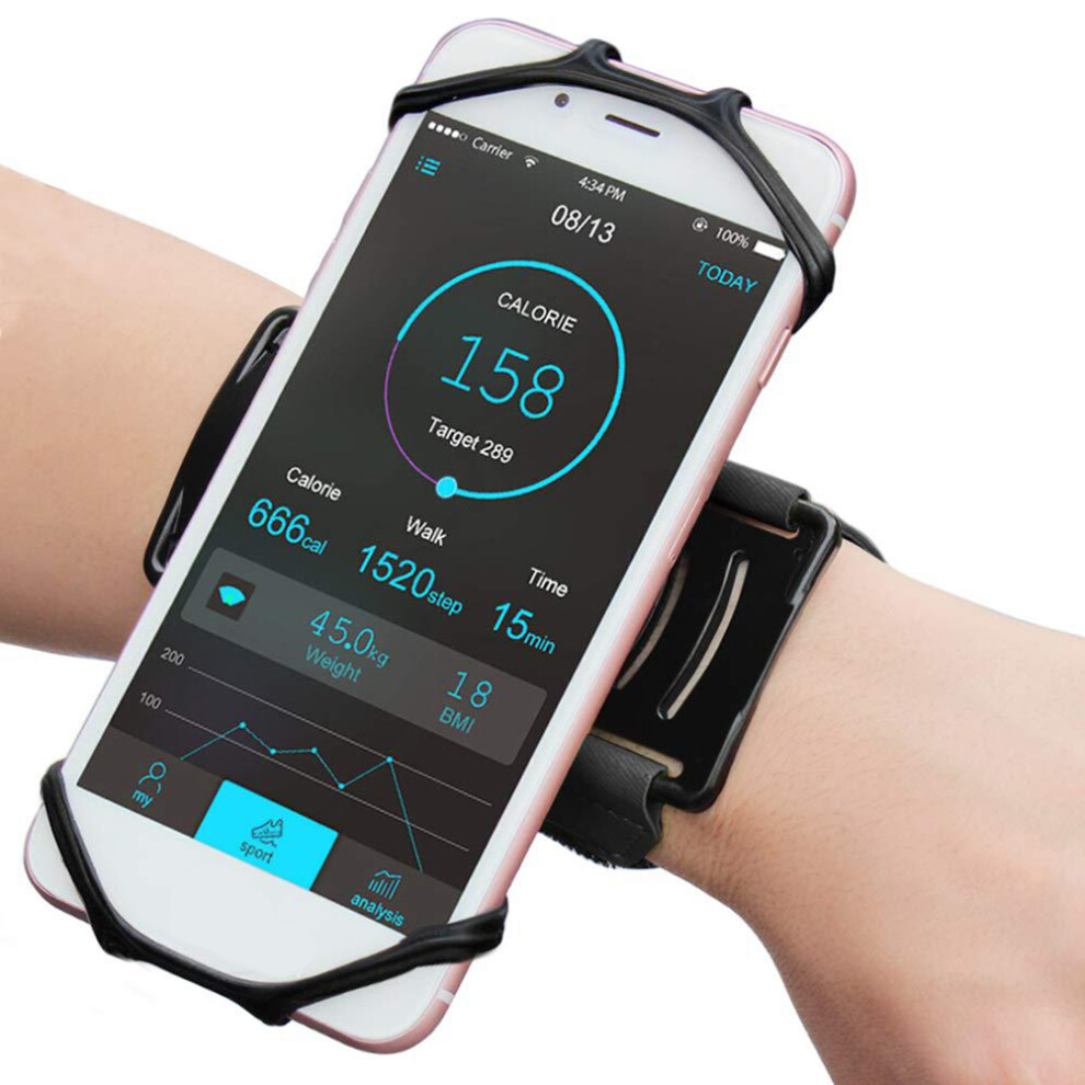 Rotatable Running Armband Universal Phone Arm Bands For Iphone Samsung Galaxy And All Smartphones, 360 Rotatable Breathable Arm Straps With Key Holder 9463374705468