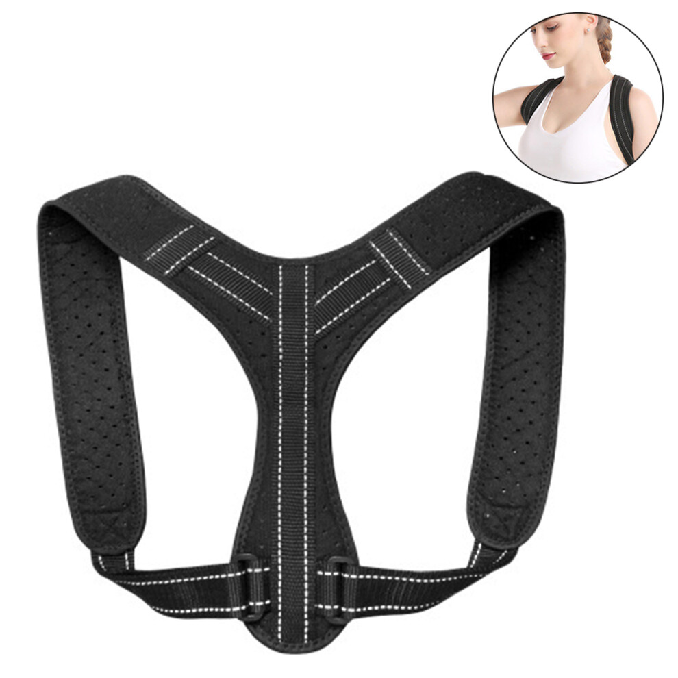 Posture Corrector for Women & Men, Adjustable Upper Back Brace for Posture Correction and Alignment, Spinal Alignment Neck Back Shoulder Pain Relief S