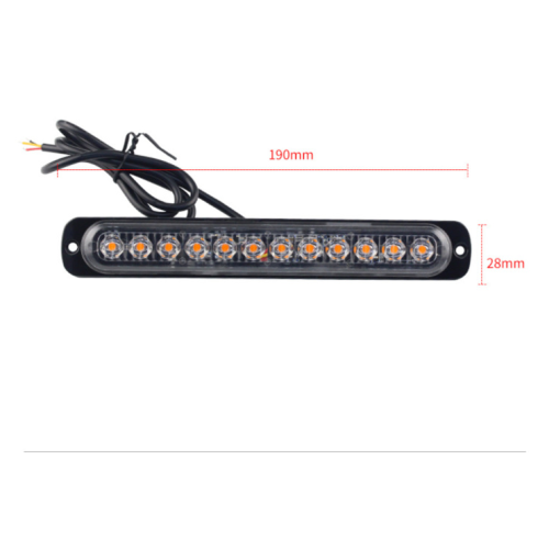 Εγκατάσταση Flexibility12Led Μπάρα Φλας Έκτακτης Ανάγκης, Σχέδια Φλας για Φορτηγά, 1