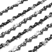 Kompatybilny łańcuch do piły łańcuchowej, łańcuch półdłutowy, podziałka 3/8 cala, szerokość toru 1,1 mm, do pił Stihl, Dolmar, Bosch,