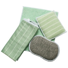 Chiffon de nettoyage éco-chic en fibres de bambou, sans traces sur le verre, le carrelage et la vaisselle, fibres fines absorbantes, multi-usages et