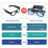 Γυαλιά ηλίου Rave που φωσφορίζουν στο σκοτάδι με σύρμα EL που αναβοσβήνει, 5