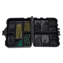 Angler's Ultimate Carp Fishing Tackle Kit, Swivel Snaps Anti-Tangle Sleeves, Complete Fishing Rig Accessories
