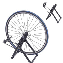 Professional Bike Wheel Truing Stand For Bicycle Maintenance Durable Stainless Steel Foldable Design Space Saving Adjustable To 16-29In And 700C Wheel