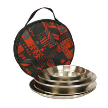 Adventure Ready Durable Stainless Steel Tableware, Portable Rust Proof Scratch Proof Kitchen Essentials, Healthy Non-Toxic Bpa-Free Dishwasher Safe