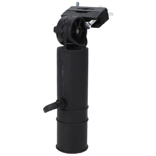 Golf Umbrella Holder Universal Fit Golf Trolley Accessory Adjustable Direction And Angle With Durable Plastic Frame For Rounded Handle Umbrellas Hands