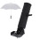 Golf Umbrella Holder Universal Fit Golf Trolley Accessory Adjustable Direction And Angle With Durable Plastic Frame For Rounded Handle Umbrellas Hands 2