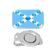 Magnetischer Hutclip mit Golfballmarker, robuster und widerstandsfähiger Metall-Visierclip mit abnehmbarem Design, passend für jede Kappe, für