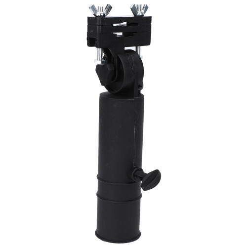 Golf Umbrella Holder Universal Fit Golf Trolley Accessory Adjustable Direction And Angle With Durable Plastic Frame For Rounded Handle Umbrellas Hands 1