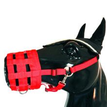 Grazing Muzzle for Horses, Prevents Overgrazing with Adjustable Straps and Breathable Material, Durable Construction Equine Muzzle with Padded Design,