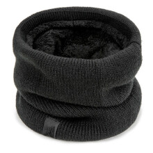 Cache-cou d'hiver pour hommes et femmes, cache-cou chaud en polaire avec doublure peluche, matière thermique douce et confortable, idéal pour le
