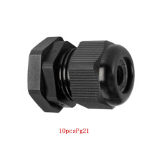 Prensaestopas ajustable para cables de 4 mm a 8 mm de diámetro, prensaestopas de plástico con anillo de sujeción para una fácil instalación y