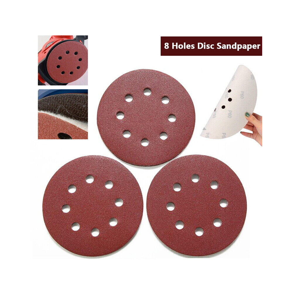 Random Orbital Sander Companion, Sanding Discs With Abrasion Resistance, 8-Hole Dust Extraction Design, Aluminum Oxide For Wood Plastic Stone Glass 9169997216250