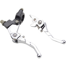 Opklapbare koppelings- en remhendel voor motorfietsen, aluminium constructie, verstelbare remhendels, geschikt voor 22 mm stuur, professionele