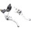 Rider's Delight: Foldable Brake Set for Motorcycle Handle Bars, Boost Your Control 2