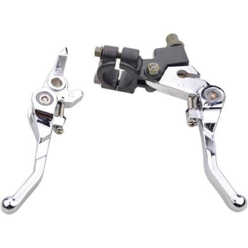 Rider's Delight: Foldable Brake Set for Motorcycle Handle Bars, Boost Your Control 2