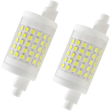 Ampoule LED R7S à économie d'énergie pour projecteur, ultra-mince, remplacement 10W 1000 lm, gradation fluide de 10 % à 100 %, sans