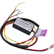 Contrôleur DRL pour feux de jour à LED universels, relais automobile avec fonction temporisée, matériau ABS, installation facile