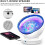 Veilleuse projecteur multifonctionnelle, rechargeable par USB pour une utilisation pratique 4