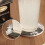 Luxurious Home Decor: Protective Cork Base Coasters, Ceramic Stone Set for Elegant Table Protection, Marble Surface Pattern Adorns Your Space, 6pcs 4
