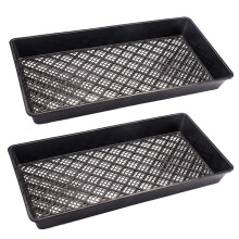 Microgreen Seed Starter Trays Mesh Bottom Plant Trays for Microgreens Efficient Drainage Ventilation Design Environmentally Friendly Material Suitable