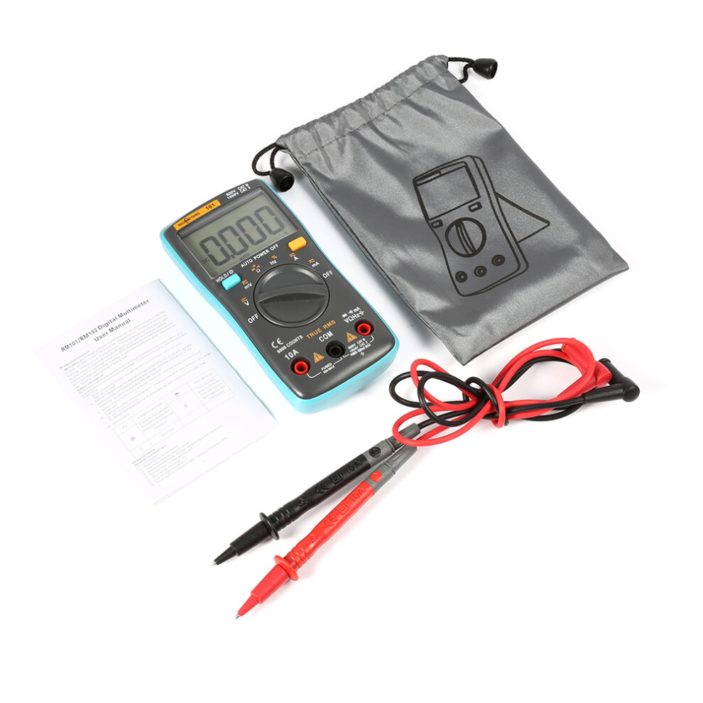 Ammeter Voltmeter Ohm Meter Digital Multimeter Auto Ranging Tester With Lcd Backlit Display And Overload Protection For Radio Enthusiasts Home Electri 9441426888796