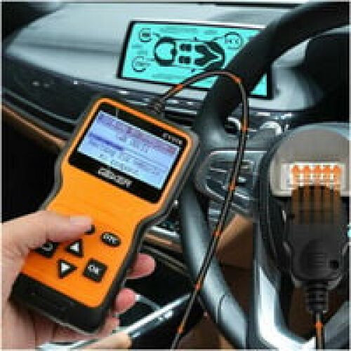 Överdimensionerad OBD-motorkodsläsare, multifunktionskodläsare för omfattande fordonsdiagnostik, motorfelkoder och batteritestning, stöder 2