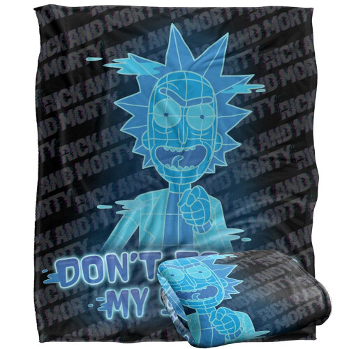 Rick And Morty Rick And Morty Don't Touch My Stuff Blanket 2
