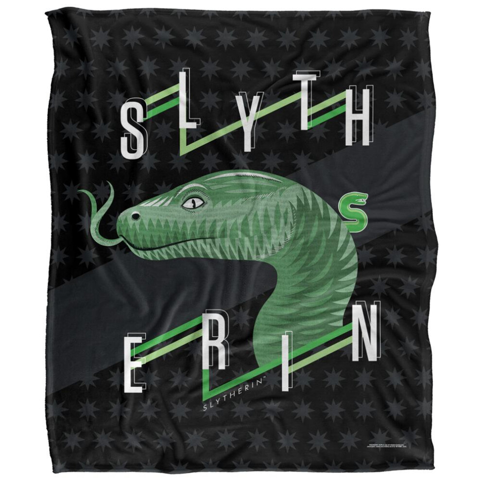 Harry Potter Slytherin Snake Blanket Multicoloured