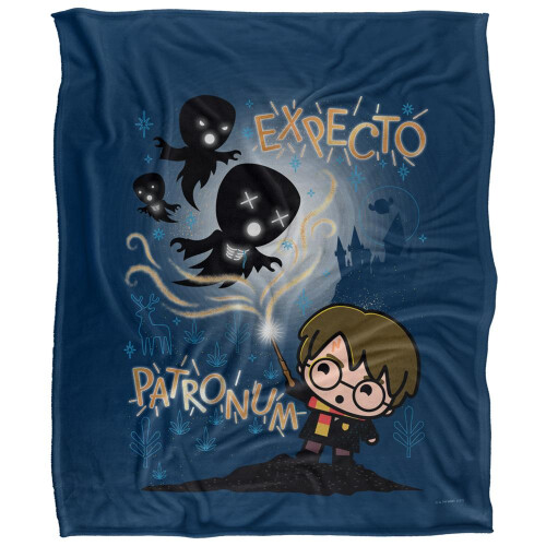 Harry Potter Harry Potter Expecto Patronum Chibi Blanket