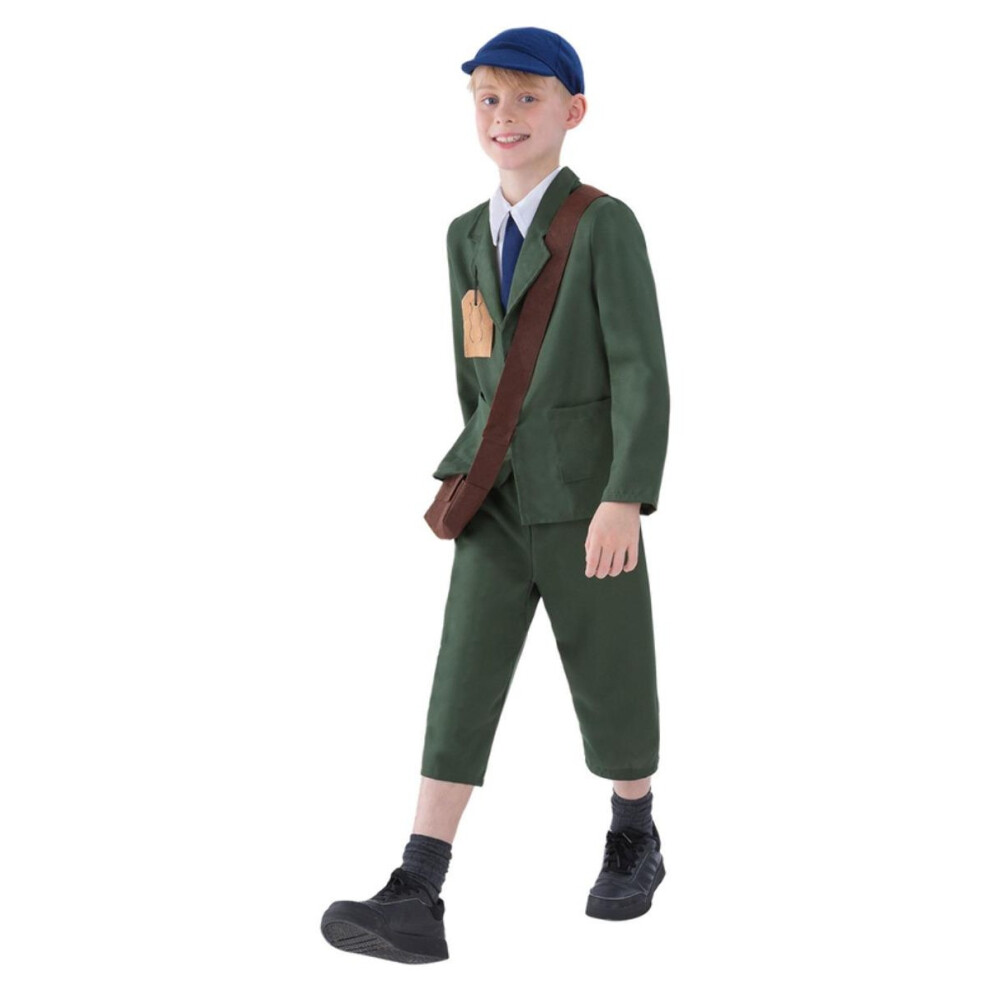 Smiffy's (7-9 Years, ) Boys World War Ii Evacuee Costume Set Green