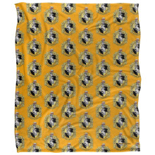 Harry Potter Hufflepuff Repeat Print Blanket