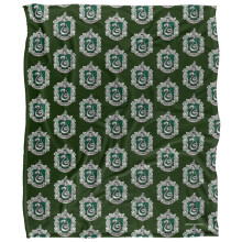 Harry Potter Slytherin Repeat Print Blanket