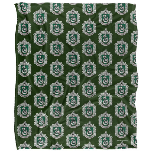 Harry Potter Harry Potter Slytherin Repeat Print Blanket