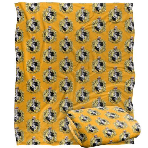 Harry Potter Harry Potter Hufflepuff Repeat Print Blanket 2