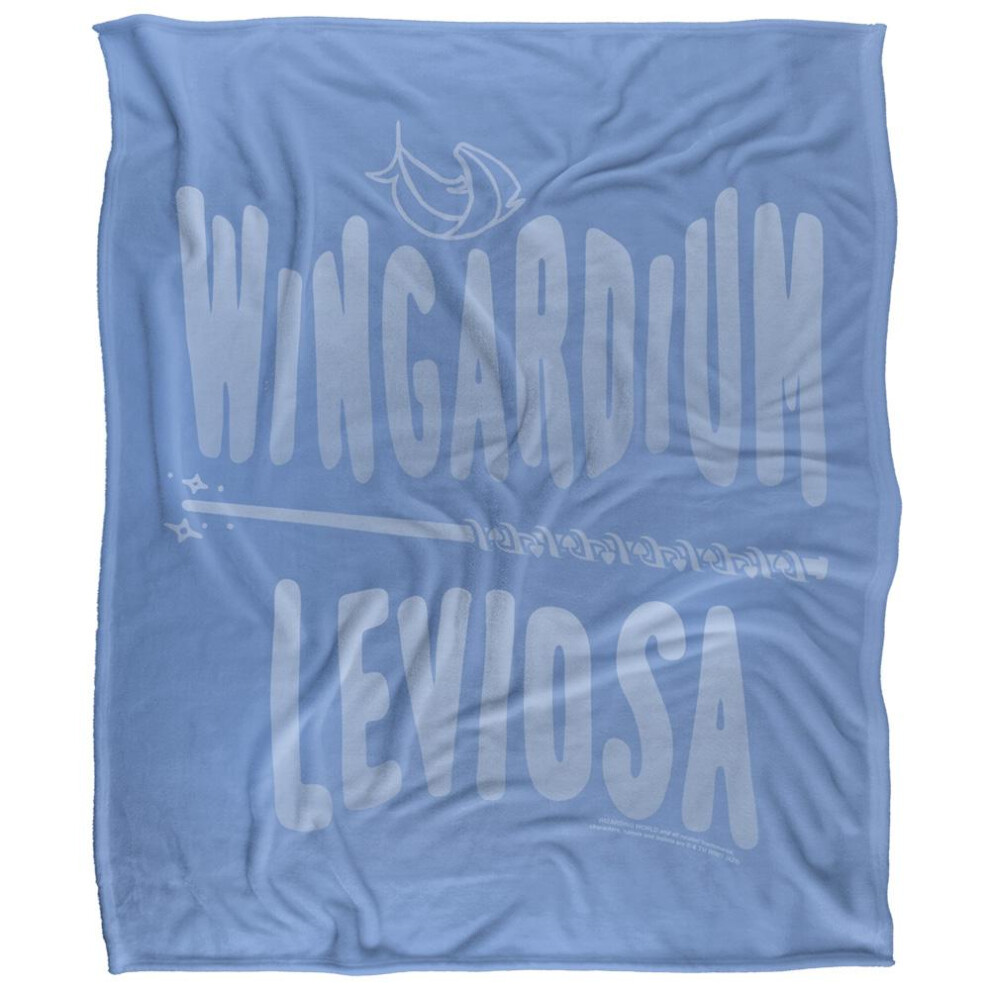 Harry Potter Wingardium Leviosa Wand Blanket Multicoloured