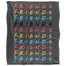 Friends Stacked Logo Blanket